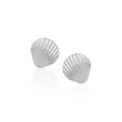 Pendientes Plata Argent Basic Pequeños ARRM038P Conchas