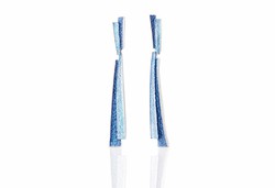 Pendientes Plata Arior 4,2x1,6cm 1144565XPP Troia Azul Formentera Dos Piezas