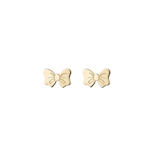 Boucles d'oreilles Argent Doré 5.5mm PEL1214DO Noeud