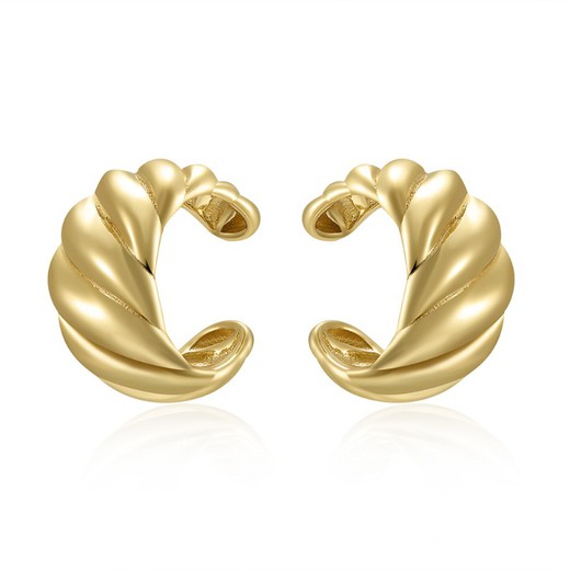 Goldene Silberohrringe 8x12mm PE00760DO Earcuff