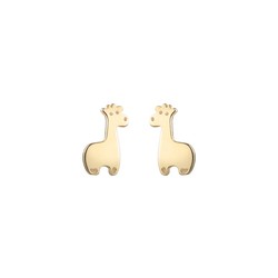 Orecchini in argento dorato 9 mm PEL1221DO Giraffa