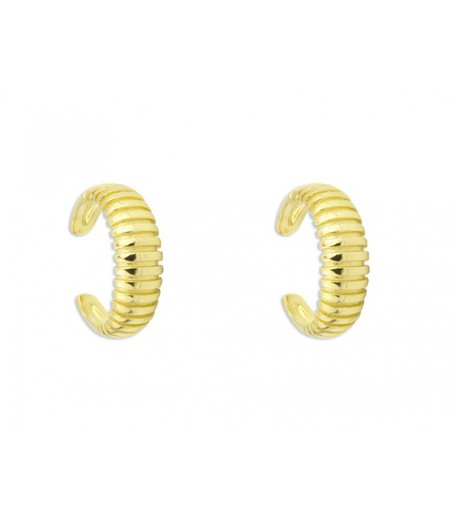 Pendientes Plata Dorada Liska MEDEAR09-D Earcuff