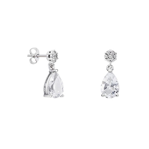 Pendientes Plata Lágrima Argyor MRM 9x6mm (AG)79B0600TA1 Topacios Blanco