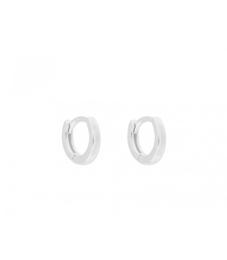 Pendientes Plata Liska 10mm MED286A-10 Aro Liso