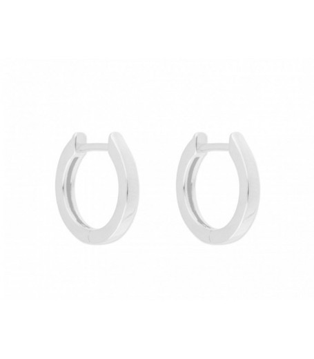 Pendientes Plata Liska 16mm MED286A-16 Aro Liso