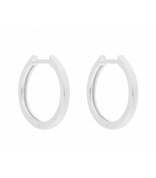 Pendientes Plata Liska 22mm MED286A-22 Aro Liso