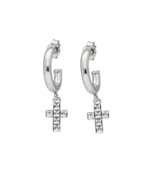 Pendientes Plata Liska 2,5cm LSW4296A Cruz