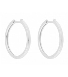 Pendientes Plata Liska 28mm MED286A-28 Aro Liso