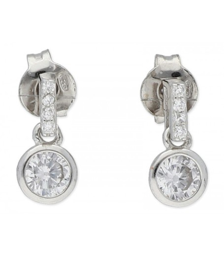 Pendientes Plata Liska LAD1142A Colgante Circonitas