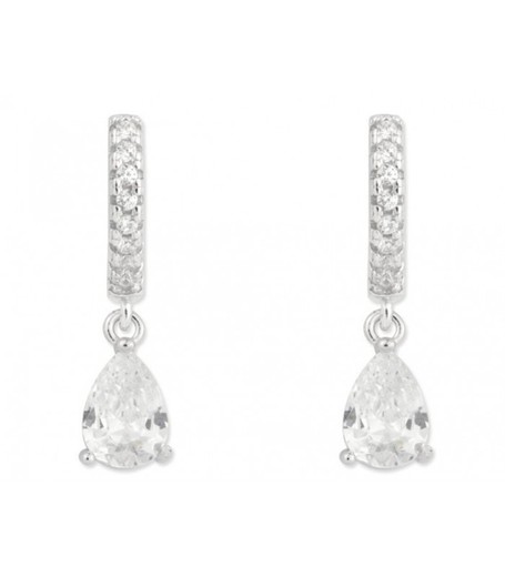 Pendientes Plata Liska LAD3084A Colgante Circonitas