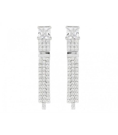 Pendientes Plata Liska LAD3092A Colgante Circonitas