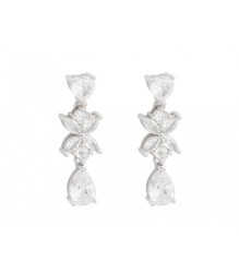 Pendientes Plata Liska LAD3097A Colgante Circonitas