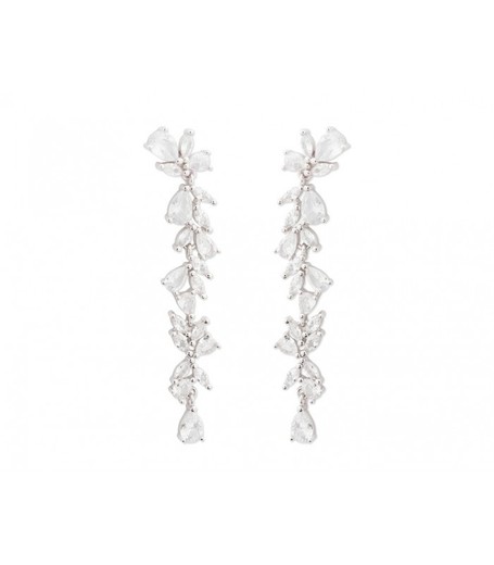 Pendientes Plata Liska LAD3099A Colgante Circonitas