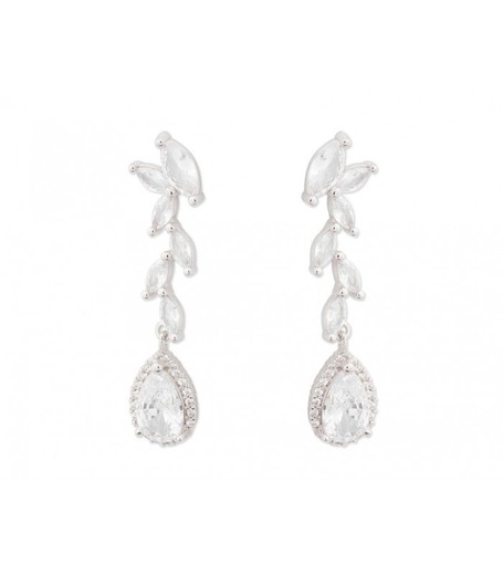 Pendientes Plata Liska LAD3103A Colgante Circonitas