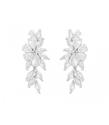 Pendientes Plata Liska LAD3105A Colgante Circonitas