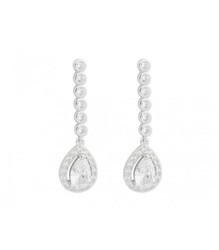 Pendientes Plata Liska LAD3106A Colgante Circonitas