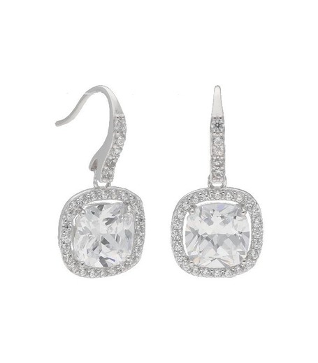 Pendientes Plata Liska LAD4731A Colgante Circonitas