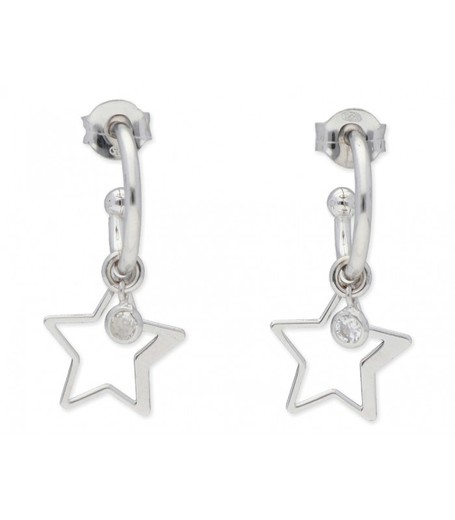 Pendientes Plata Liska LAF6200A Colgante Estrella