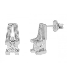 Pendientes Plata Liska LPZ050A Circonitas