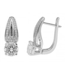 Boucles d'oreilles Liska Argent LPZ051A Zircone