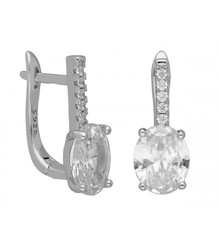 Pendientes Plata Liska LPZ078A Circonitas