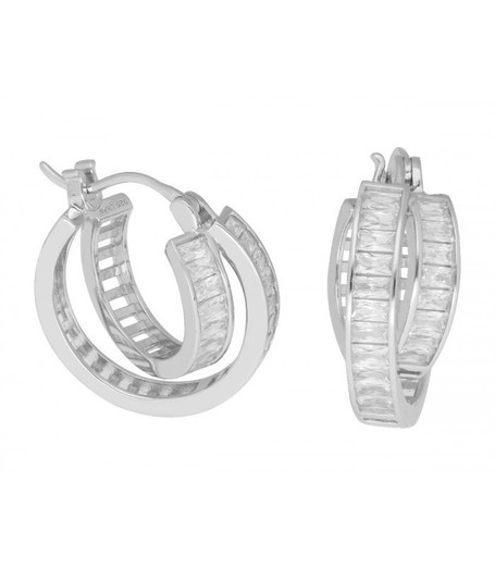 Pendientes Plata Liska LPZ085A Circonitas