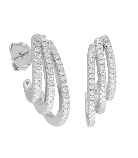 Boucles d'oreilles Liska Argent LPZ087A Zircone