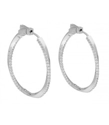 Pendientes Plata Liska LPZ098A Aro Circonitas