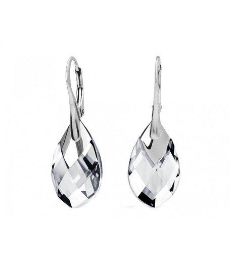 Pendientes Plata Liska LSW0148A-C Cristal Blanco