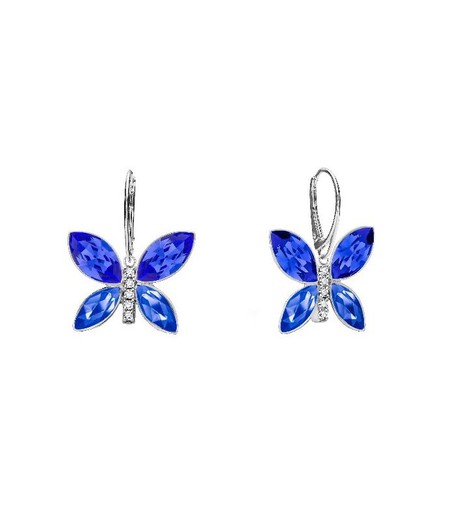 Pendientes Plata Liska LSW0187A-1SA Mariposa Circonitas