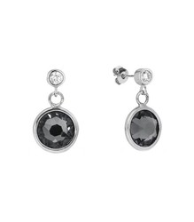 Orecchini in argento Liska LSW0188A-SN Cristallo nero Zirconi