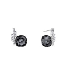 Pendientes Plata Liska LSW0192A-SN Circonitas Cristal Negro