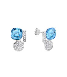 Orecchini in argento Liska LSW0193A-AQ Cristallo blu zirconi