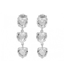 Pendientes Plata Liska LSW4356A Colgante Circonitas