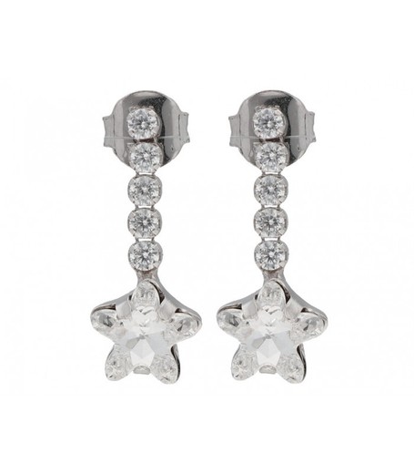 Pendientes Plata Liska LSW4358A Estrella Circonitas