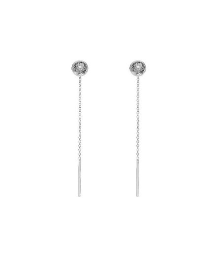 Pendientes Plata Liska LSW4386A Colgante Circonitas