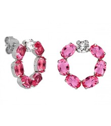 Boucles d'oreilles Liska Argent LSW4402A-R Cristal Rose