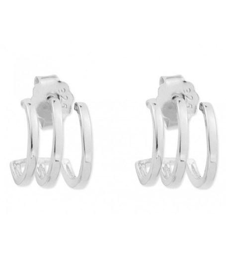 Boucles d'oreilles Liska Argent MED244A 3 Barres