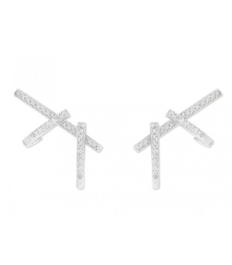 Pendientes Plata Liska MED246A Circonitas