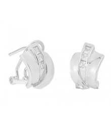 Boucles d'oreilles Liska en argent MED255A Zircone