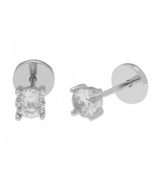 Pendientes Plata Liska MED263A Circonitas