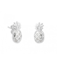 Boucles d'oreilles Liska Argent MED315A Ananas Zircone