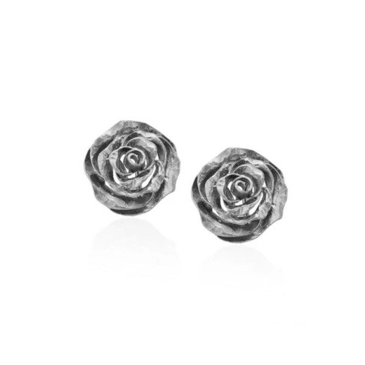 Pendientes Plata Negra Argent Basic 1,6cm ARRM027N Rosas