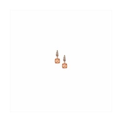 Pendientes Plata Rosa Sovrani 2cm J9493 Circonitas Cristal Champagne