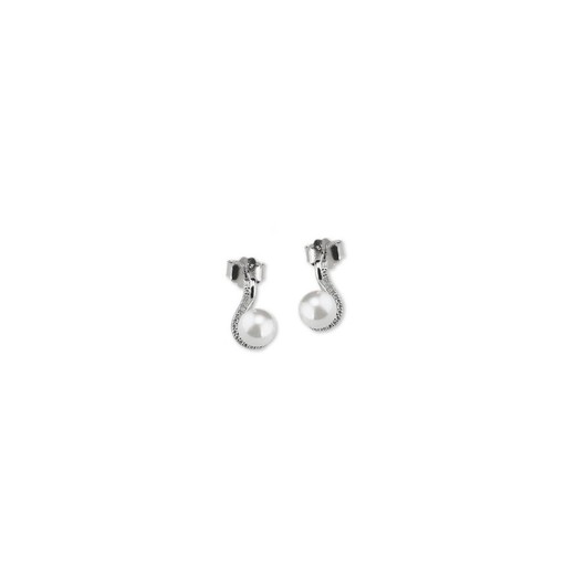 Pendientes Plata Sovrani 1,5cm J8402 Circonitas Perla