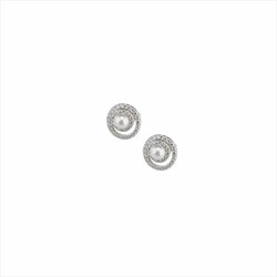 Pendientes Plata Sovrani 1,5cm J8416 Circonitas Perla