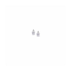 Pendientes Plata Sovrani 1cm J8845 Circonitas Cuadrada