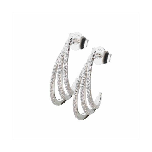 Pendientes Plata Sovrani 2,5cm J9443 Circonitas