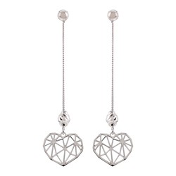 Pendientes Plata Sovrani AVP197 Corazón