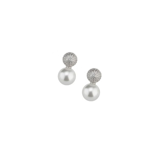 Pendientes Plata Sovrani J8411 Perlas Circonitas